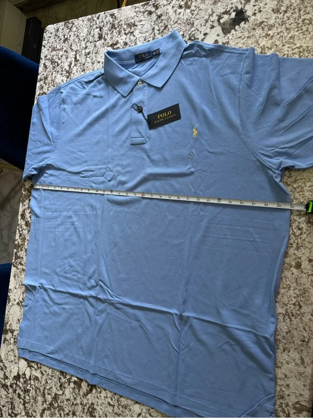 Polo Ralph Lauren Men’s Iconic Mesh Polo Shirt Bristol Blue 3XLT Big & Tall NWT